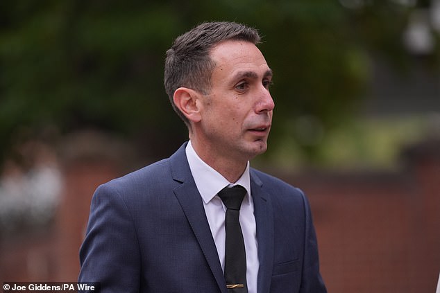 David Coote arrived at Nottingham Magistrates