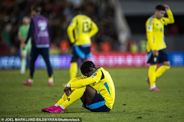 Sweden sit bottom of their World Cup Qualifying group after failing to win any of their opening four games