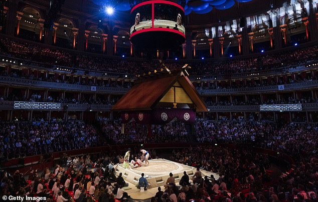The opening night of the Grand Sumo Tournament at Royal Albert Hall did not disappoint