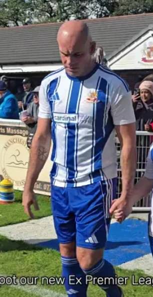Gibson played for non-league side Wythenshawe