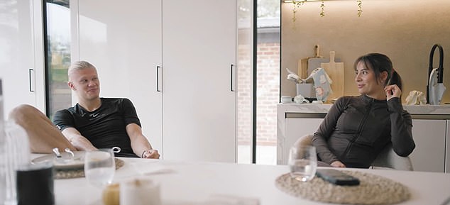 Erling Haaland and his partner Isabel Haugseng Johansen open up on how they met in a film for his new YouTube channel