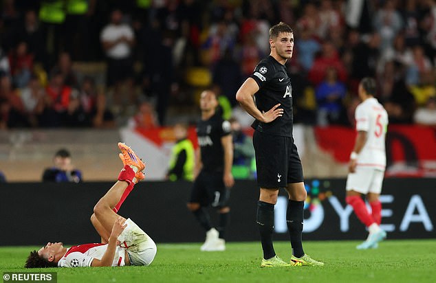 Tottenham produced a sub-par display but earned a point with a goalless draw at Monaco