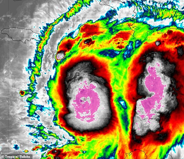 While the storm remains in the Caribbean, hurricane trackers cautioned that its eventual northeast turn could bring storm-related impacts, including rough surf and coastal hazards, to the East Coast, though the exact timing is uncertain