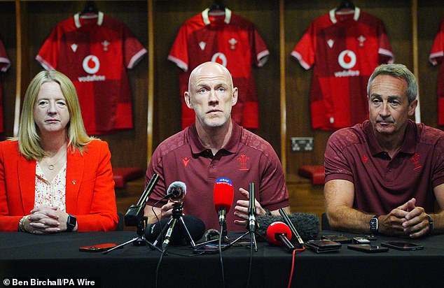 WRU director of rugby Dave Reddin (right) has spoken about their plans for the current regions