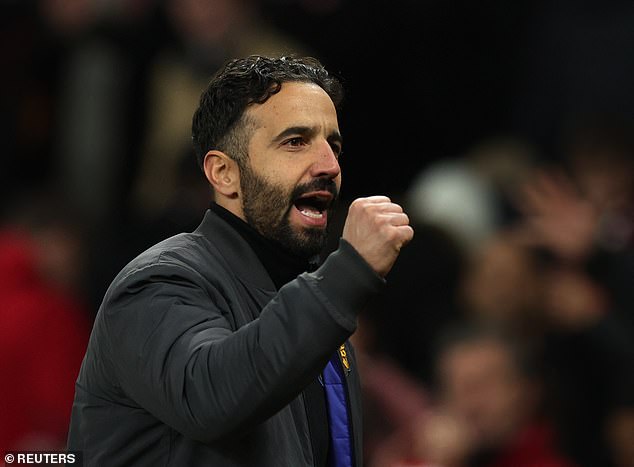 Ruben Amorim has now won three games in a row for the first time as Man United manager