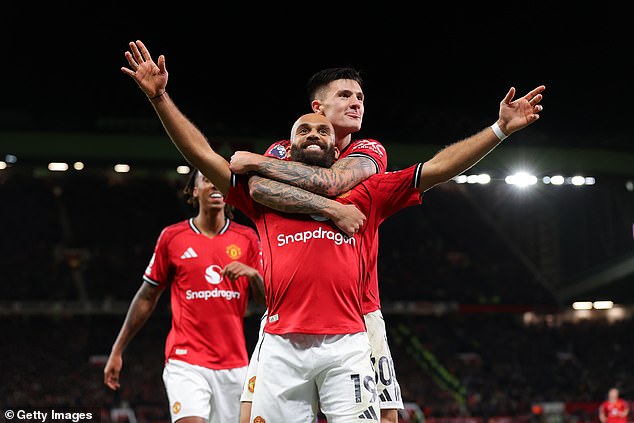 Manchester United clinched their third consecutive win with a commanding performance against Brighton