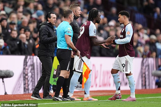 Jadon Sancho suffered a footballer