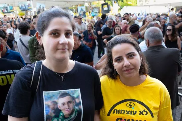 Zafy Ackulembre and Gal Cohen in Hostage Square