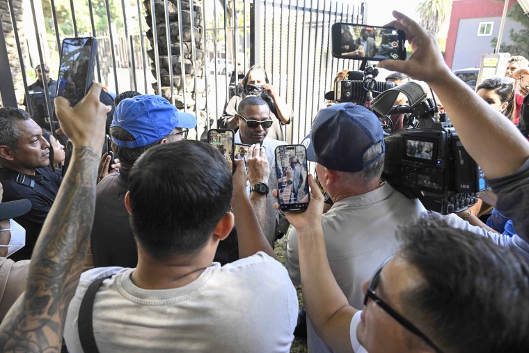 ICE-related shooting in Los Angeles.