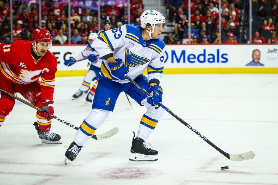 NHL: St. Louis Blues at Calgary Flames