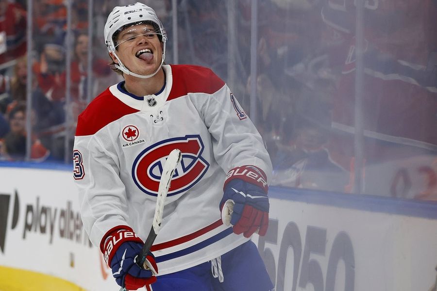 NHL: Montreal Canadiens at Edmonton Oilers