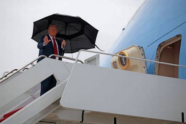 President Trump Departs Washington For Mideast Trip