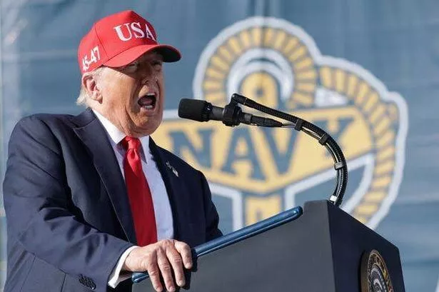 President Trump Joins Commemoration Of Navy