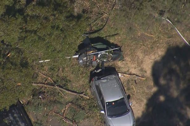 A man has died following a helicopter crash in Sydney’s southwest.