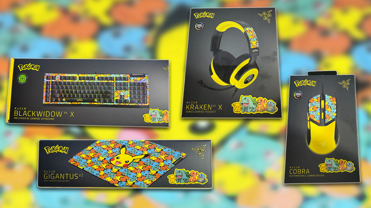 Razer x Pokemon gaming accessory collection