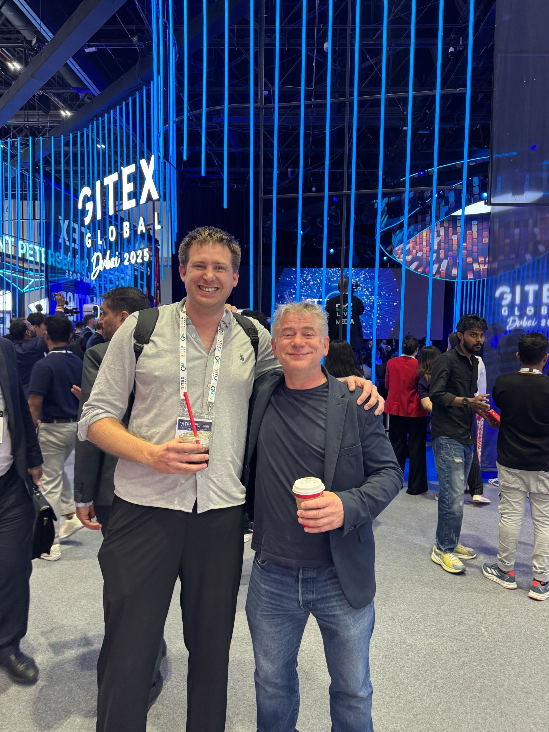 An image of James Capell with Greg Jackson