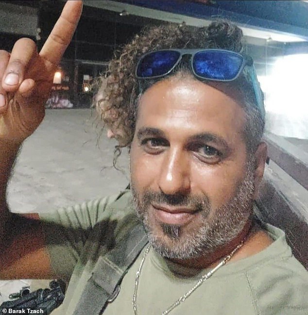 In April, Barak Tzach, 40, was on his way home from work when he decided to go fishing on Olga Beach, Hadera. But the father–of–four was brutally mauled by sharks after swimming out into the sea, with horror footage capturing his final moments as he thrashed around in the water