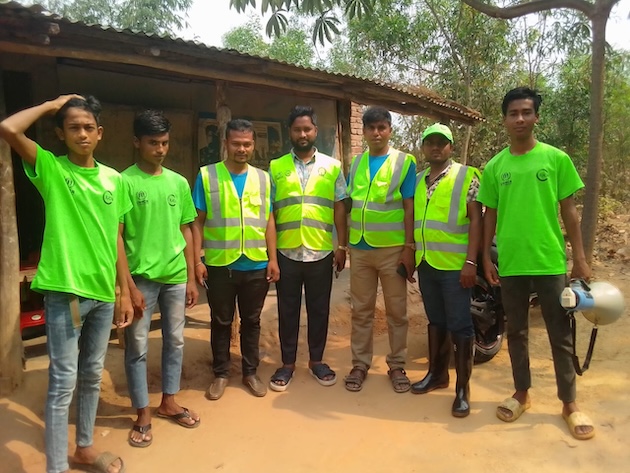 Members of the elephant response team (ERT) in the Inani forest range under the Ukhiya upazila of Cox’s Bazar. Credit: Rafiqul Islam/IPS