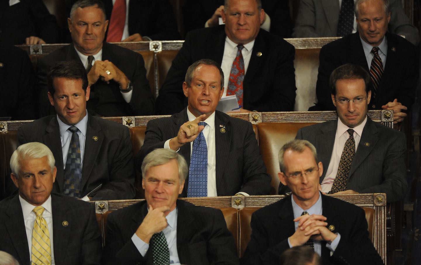President Barack Obama addresses a Joint Session of Congress concerning healthcare