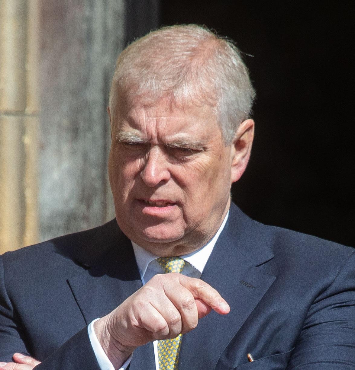 Prince Andrew at Easter Mattins Service At St George