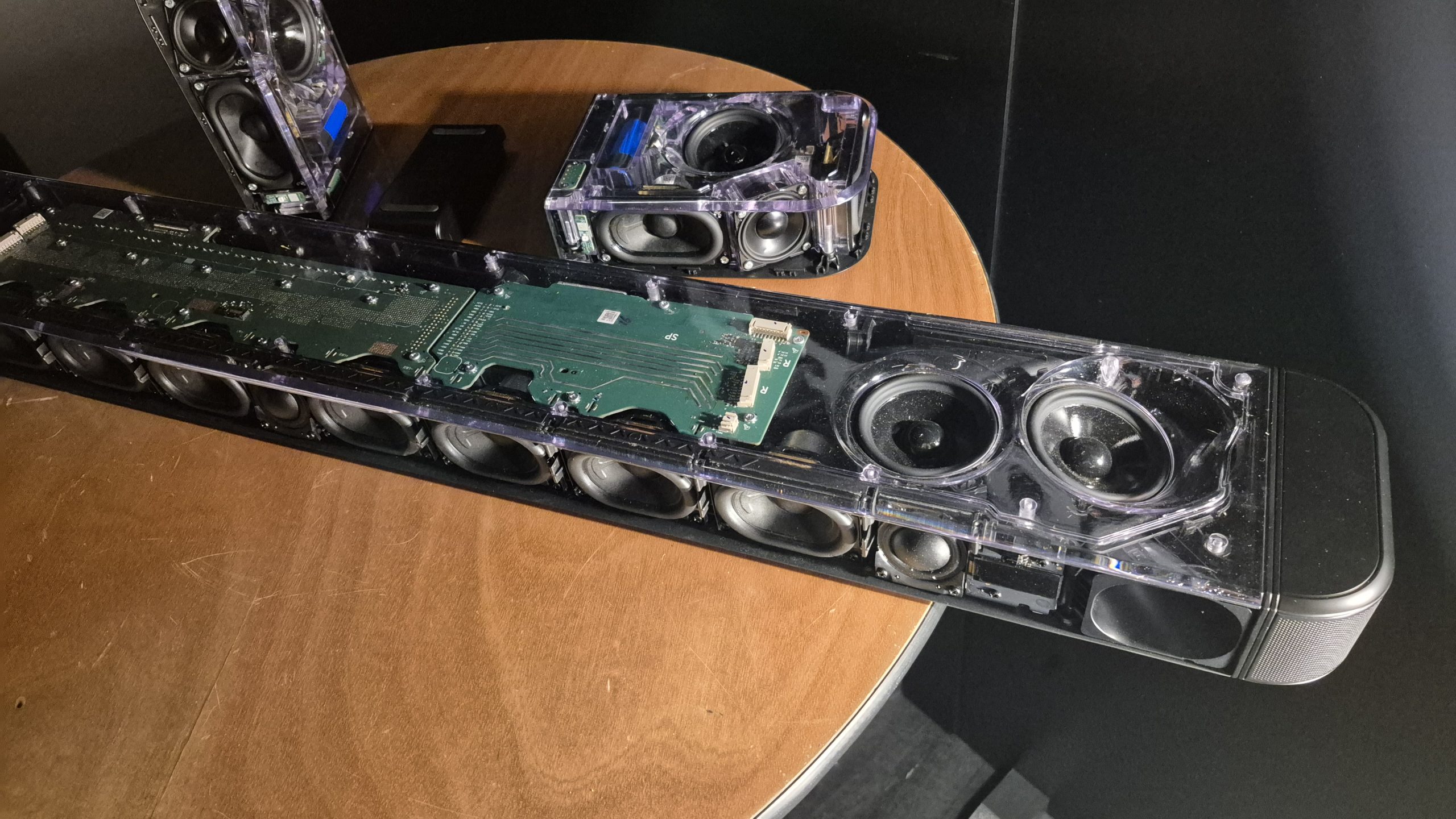 JBL Bar 1300MK2 transparent on table