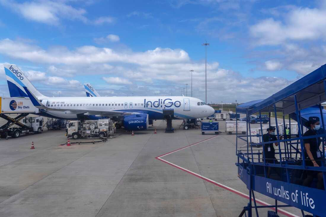 FILE - An aircraft of India