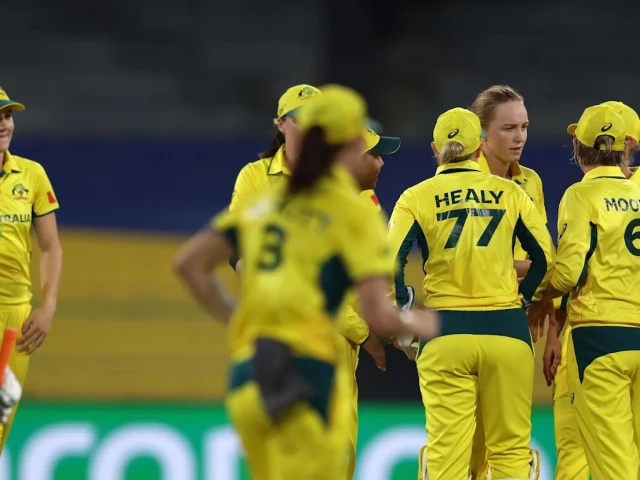 australia s fightback came on the back of pakistan making early inroads with the ball after winning the toss during the icc women s world cup match photo icc