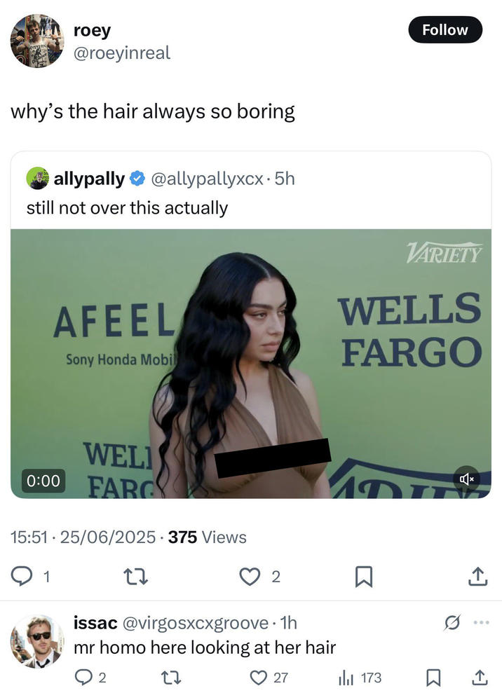 The original Mr. H--- Over Here Looking at Her Hair
