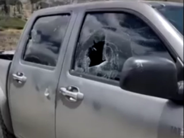 video shows attack on president noboa s motorcade in ecuador source screenshot from reuters