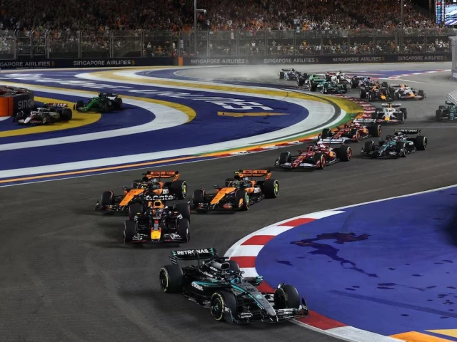 formula one f1 singapore grand prix marina bay street circuit singapore october 5 2025 photo reuters
