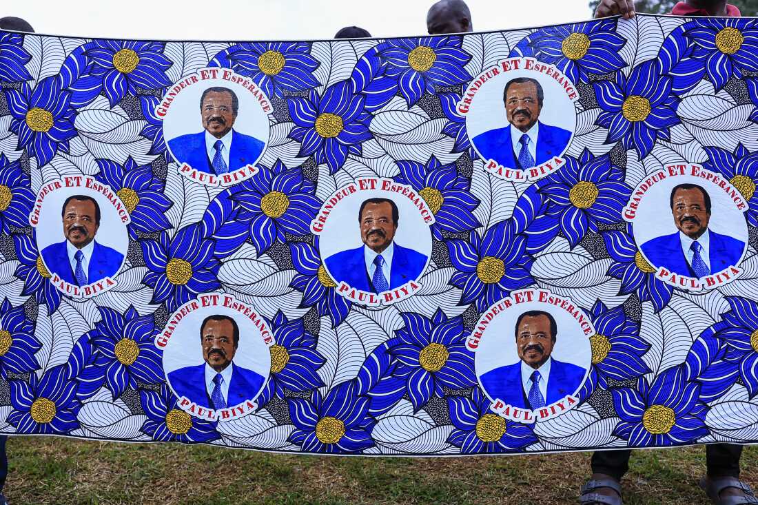 Supporters of the Cameroon People