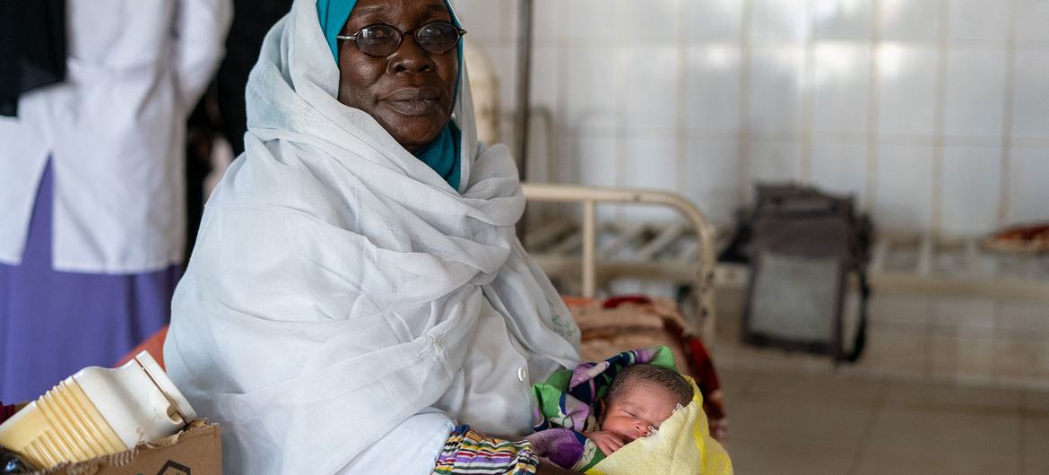 Midwife Fatma Aldoma has worked at of Kosti Maternity Hospital for five decades.