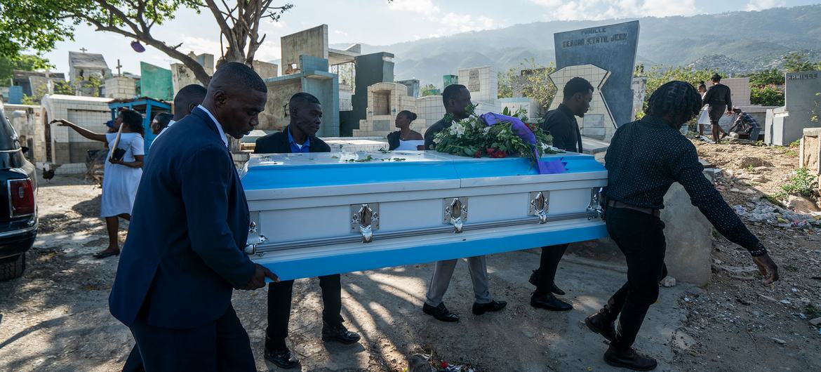 Thousands of people have been killed in Haiti due to gang warfare.