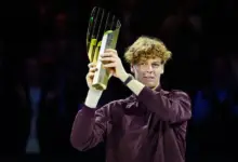 Jannik Sinner said it “felt amazing” to lift the Vienna Open trophy after fighting back from a set down to beat Alexander Zverev 3-6, 6-3, 7-5 in a thrilling final on Sunday.