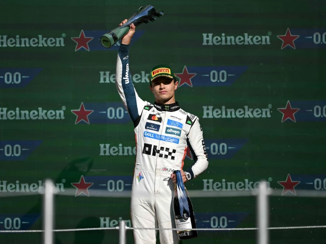 lando norris after winning the mexico city grand prix photo afp