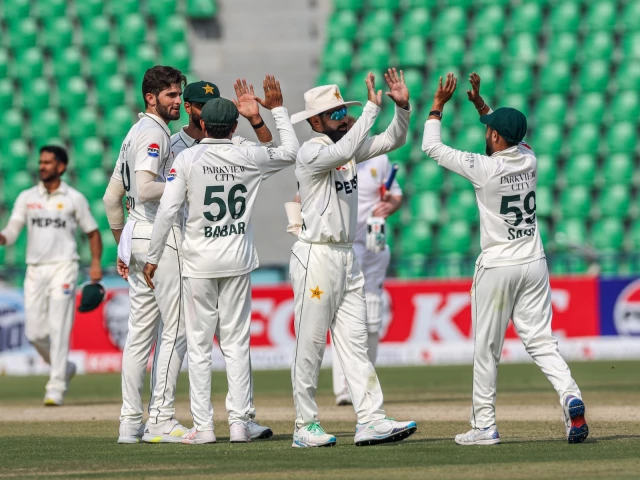 pakistan beat defending champions south africa by 93 runs in the opening test at the gaddafi stadium on wednesday photo pcb