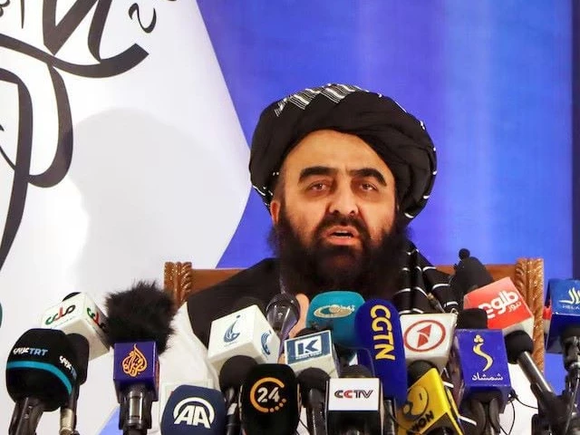 taliban acting foreign minister amir khan muttaqi speaks during a news conference in kabul afghanistan september 14 2021 picture taken september 14 2021 reuters