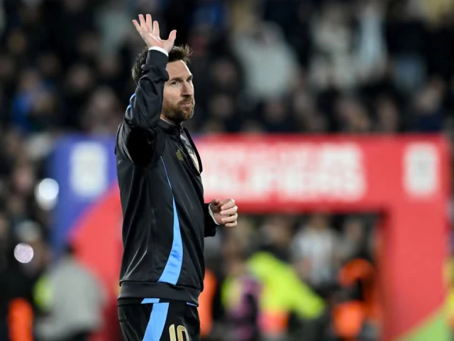 lionel messi of argentina will play a friendly against puerto rico at his home stadium photo afp