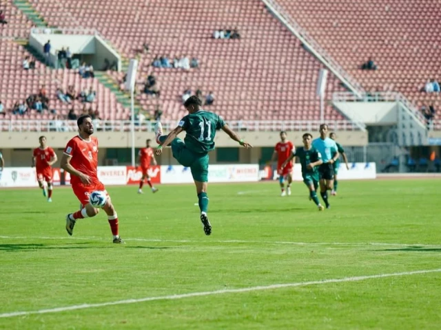 pakistan were held to a 0 0 draw by afghanistan at the jinnah stadium in islamabad on thursday photo pff