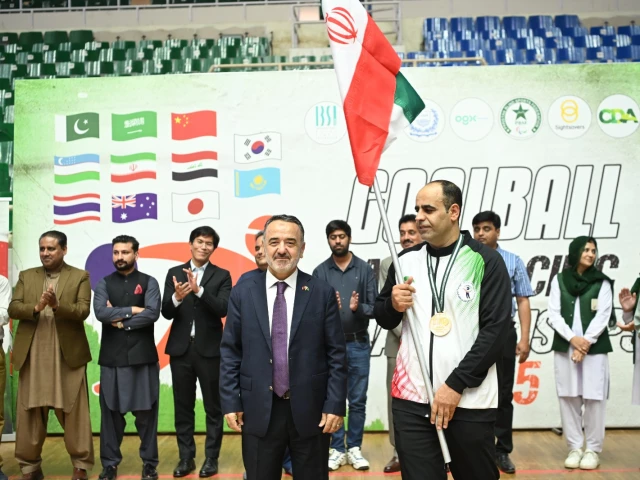 turkish ambassador to pakistan dr irfan naziroglu congratulated the pakistan blind sports federation on the successful conduct of the ibsa asia pacific goalball championships 2025 photo pakistan sports board